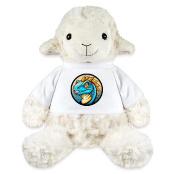 Basilisk Bunte Kawaii Cartoon Figur Clipart - MiniFeet® Schaf Annika - Weiß - Vorne