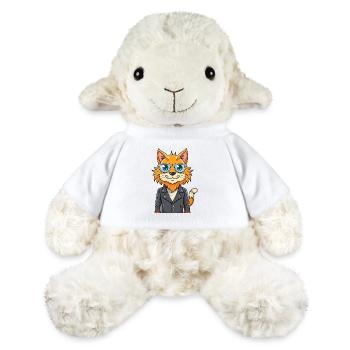 Maine Coon Funny Cartoon Kawaii Jacket Sunglasses - MiniFeet® Sheep Annika - white - Front
