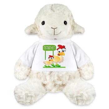 MARATHON RUNNING - GEFLÜGEL HUHN - MiniFeet® Schaf Annika - Weiß - Vorne