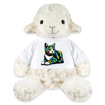 Chat - Mouton en peluche Annika MiniFeet® - blanc - Devant
