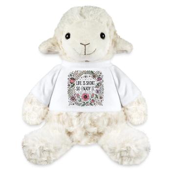 Life is short so enjoy it - MiniFeet® Schaf Annika - Weiß - Vorne