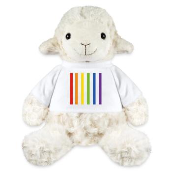Rainbow Flag LGBT - MiniFeet® Sheep Annika - white - Front