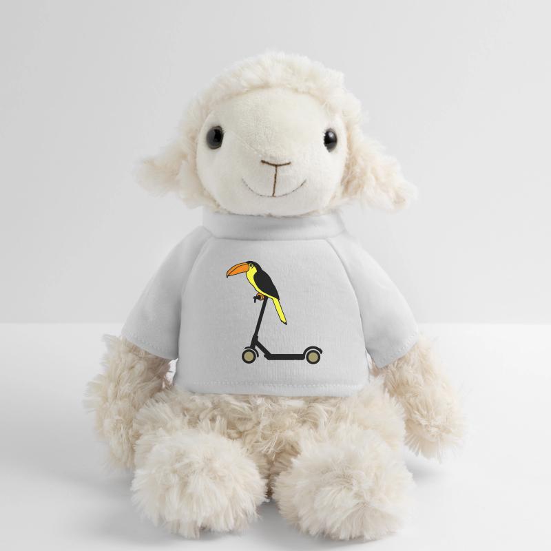 Tucan Rides Trottinette E Oiseau de Paradis Mouton en peluche Annika MiniFeet®