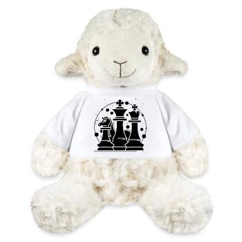 Chess Pieces Comic Look - MiniFeet® Sheep Annika - white - Front