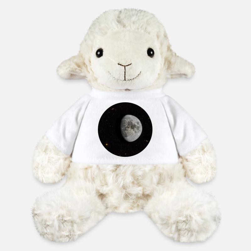 Moon and stars - MiniFeet® Sheep Annika - white