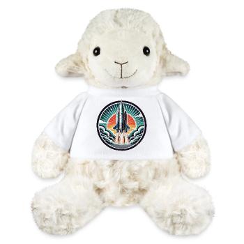 Space shuttle Spaceship - MiniFeet® Sheep Annika - white - Front