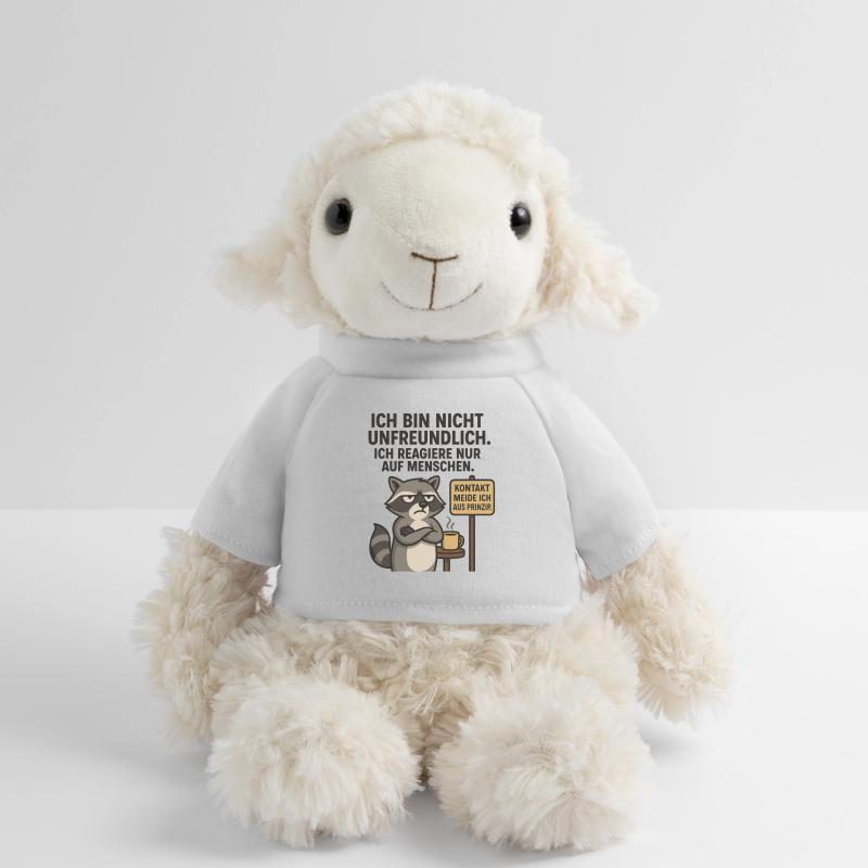 Déclaration du raton laveur : évitement des contacts Mouton en peluche Annika MiniFeet®