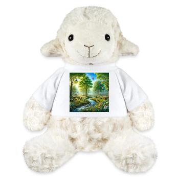 Rêve de nature harmonieuse - Mouton en peluche Annika MiniFeet® - blanc - Devant