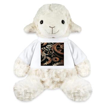 Conception d’engrenages mécaniques - Mouton en peluche Annika MiniFeet® - blanc - Devant