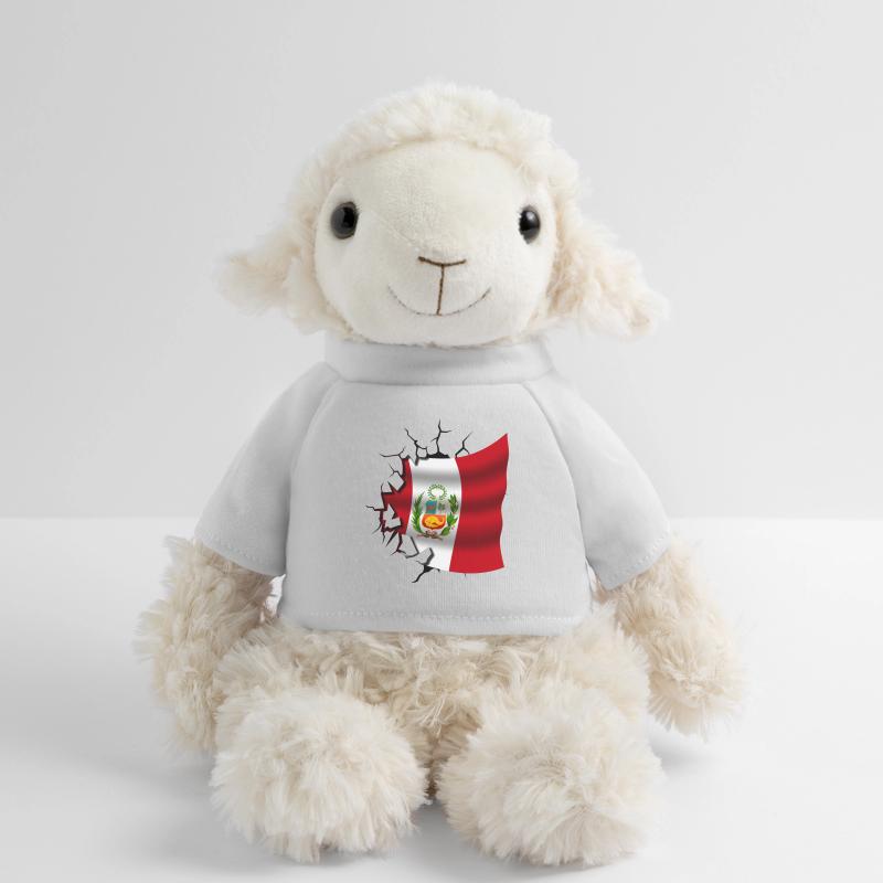 Flagge von Peru - Peru - Flagge Broken Design MiniFeet® Schaf Annika