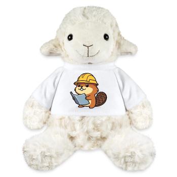 Beaver Builder Bob Plan of Builder Builder Builder - MiniFeet® Sheep Annika - white - Front