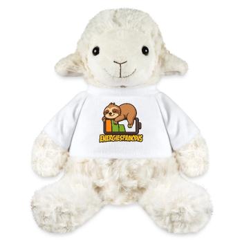 Cute Sloth Energy Saving Logo - MiniFeet® Sheep Annika - white - Front