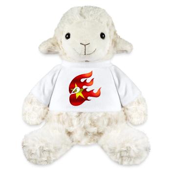 Drapeau du Vietnam - Vietnam - Ninja - Mouton en peluche Annika MiniFeet® - blanc - Devant