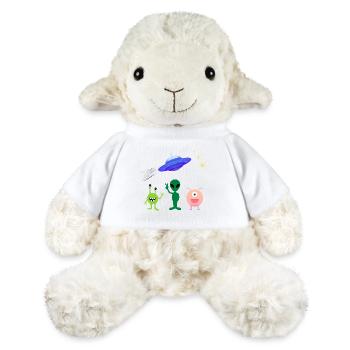 Alien greeting - MiniFeet® Sheep Annika - white - Front