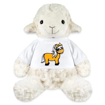 Pferd Mädchen weiblich süß hübsche Schleife Frau - MiniFeet® Schaf Annika - Weiß - Vorne