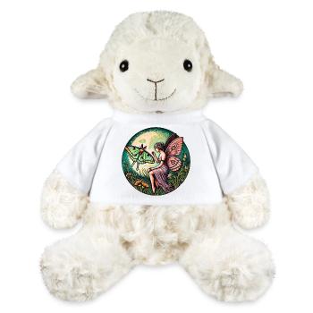 Enchanted Fairy and Butterfly Scene - MiniFeet® Sheep Annika - white - Front