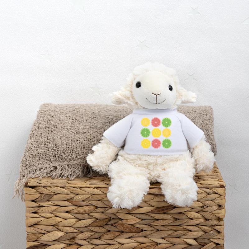 Fruit Citrus Color Blocking Design MiniFeet® Sheep Annika