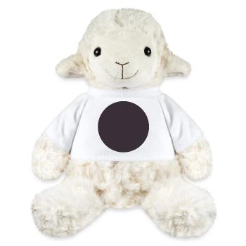 Explosion de couleurs abstraites sur toile Magenta foncé - Mouton en peluche Annika MiniFeet® - blanc - Devant