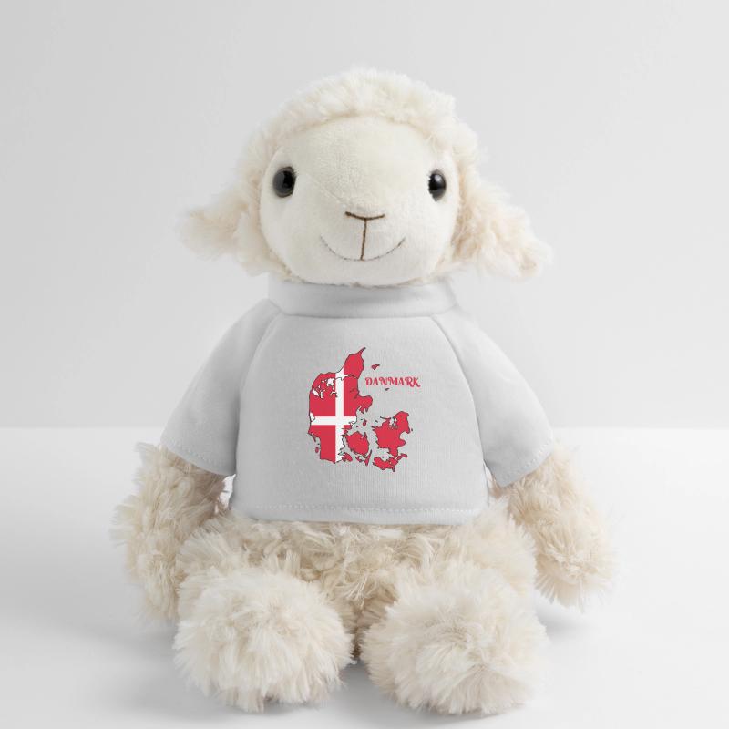 Carte du Danemark avec drapeau Mouton en peluche Annika MiniFeet®