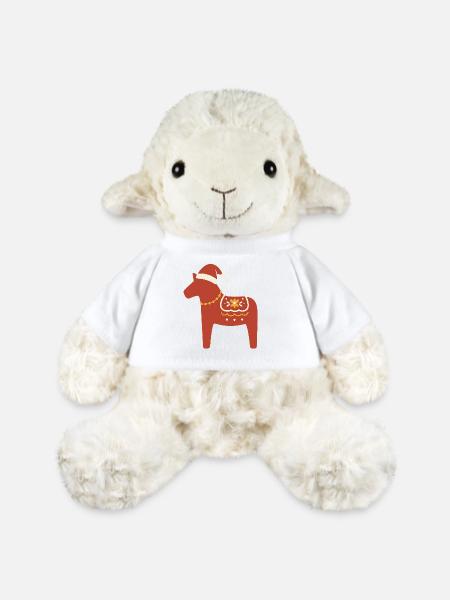 Dala-Pferd Weihnachten - MiniFeet® Schaf Annika - Weiß