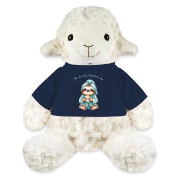 Lazy Glam Sloth - Je me suis réveillé glamour - Mouton en peluche Annika MiniFeet® - bleu marine - Devant