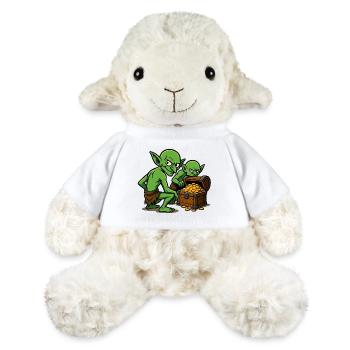 Green Goblin Treasure - MiniFeet® Sheep Annika - white - Front