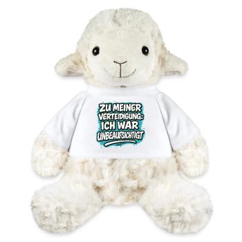 Pour ma défense, j’étais sans surveillance - Mouton en peluche Annika MiniFeet® - blanc - Devant