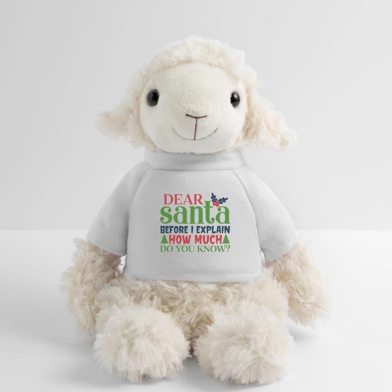 Dear Santa Before I Explain Funny Quote MiniFeet® Sheep Annika