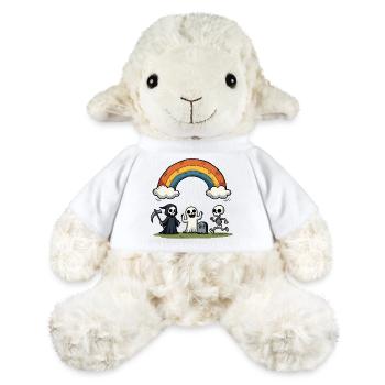 Tod & Freunde Halloween Regenbogen-Szene - MiniFeet® Schaf Annika - Weiß - Vorne