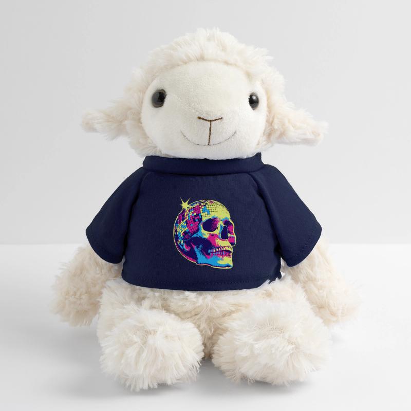 Crâne disco néon Mouton en peluche Annika MiniFeet®