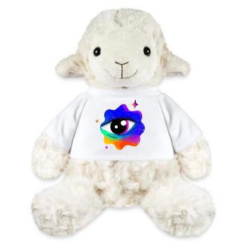 Nébuleuse de l’œil arc-en-ciel vif - Mouton en peluche Annika MiniFeet® - blanc - Devant