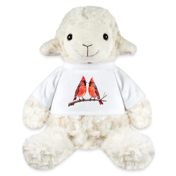 Cardinaux jumeaux en hiver - Mouton en peluche Annika MiniFeet® - blanc - Devant