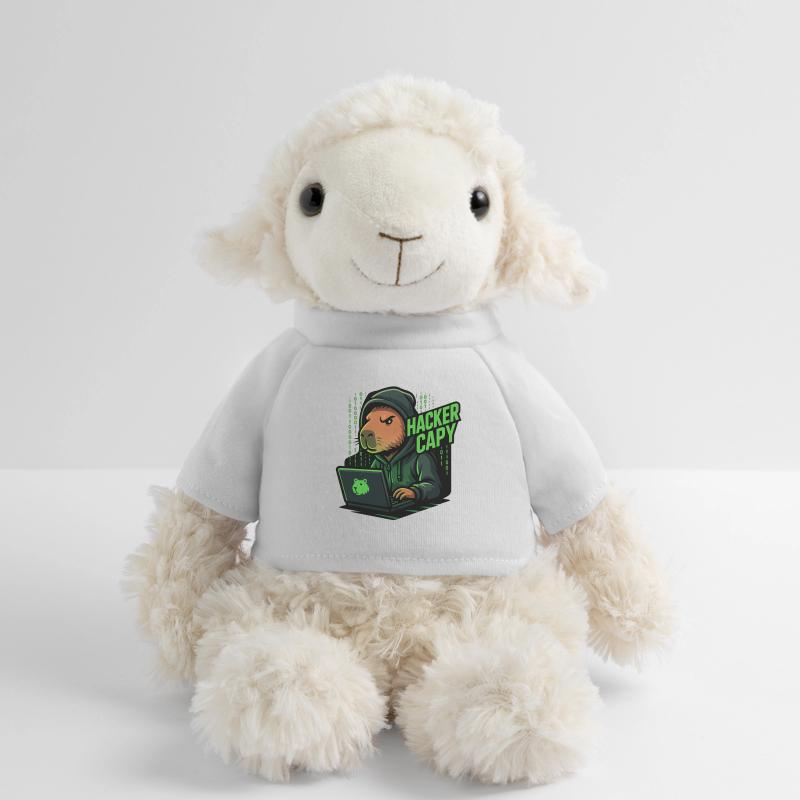 Hacker Capy – Cyber Capybara Tech Mouton en peluche Annika MiniFeet®