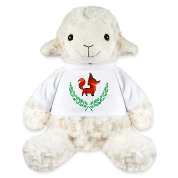 Fuchs im Lorbeerkranz - MiniFeet® Schaf Annika - Weiß - Vorne