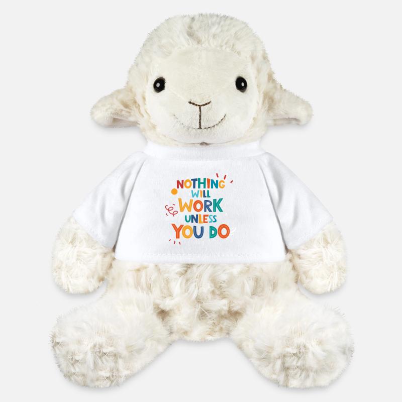 Nothing Will Work Unless You Do - MiniFeet® Schaf Annika - Weiß