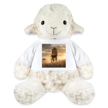 Königssprung des Löwen, König der Savane - MiniFeet® Schaf Annika - Weiß - Vorne