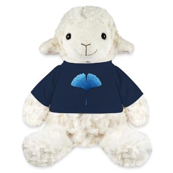 Ginkgo Blue Leaf Silhouette - MiniFeet® Sheep Annika - french navy - Front