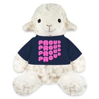 Pride / CSD / LGBTQ+ Design "PROUD" - MiniFeet® Sheep Annika - french navy - Front