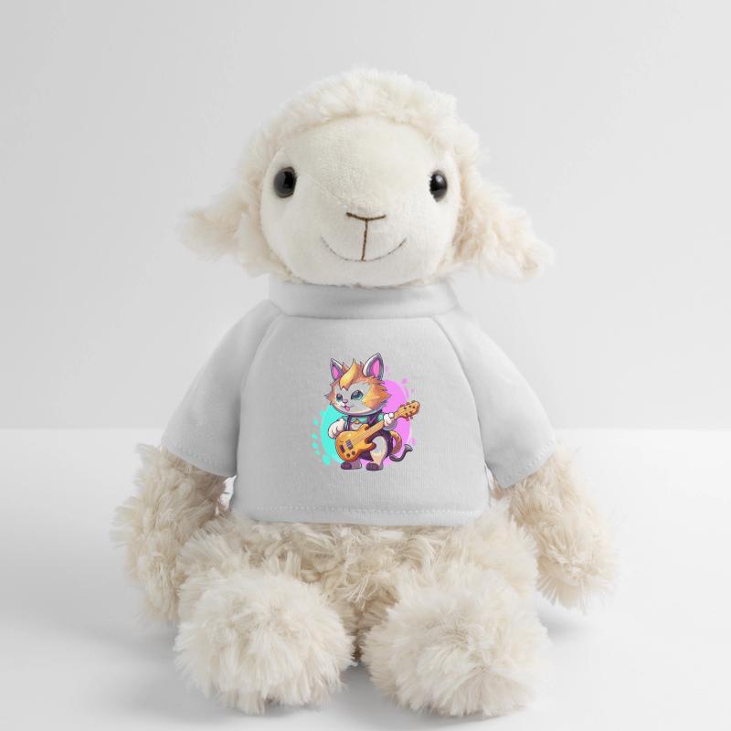Un âne patchwork style doodle Mouton en peluche Annika MiniFeet®