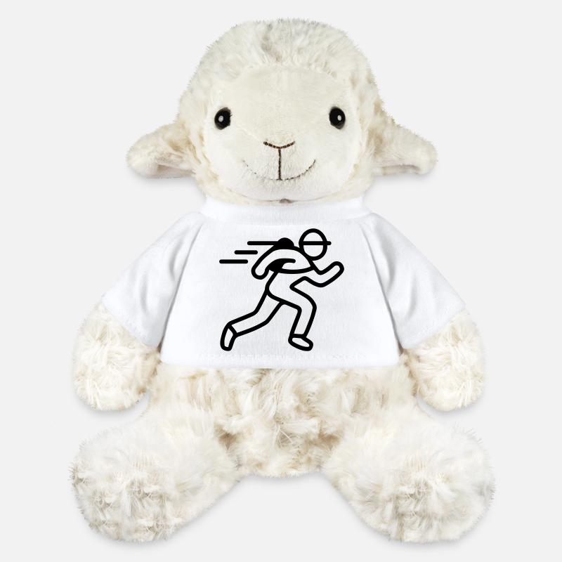 évacuation - Mouton en peluche Annika MiniFeet® - blanc