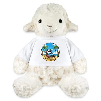 Coole Panda Beach Vacation Summer Vibes - MiniFeet® Schaf Annika - Weiß - Vorne