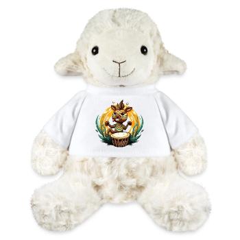 Héros Tambour Poulain tribal - Mouton en peluche Annika MiniFeet® - blanc - Devant