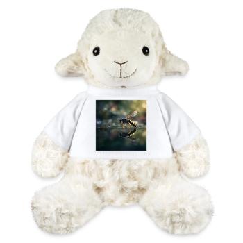Une guêpe avec réflexion Photographie macro élégante - Mouton en peluche Annika MiniFeet® - blanc - Devant