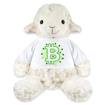 Bitcoin Board Circuit Tech Crypto - MiniFeet® Sheep Annika - white - Front