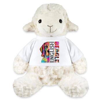 Beagle - Mouton en peluche Annika MiniFeet® - blanc - Devant