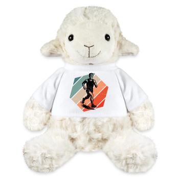 Tolles Rennen Geschenk für Rennen - MiniFeet® Schaf Annika - Weiß - Vorne