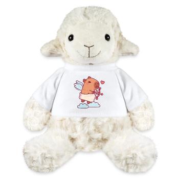 Mignon Ange Cupidon Capybara - Mouton en peluche Annika MiniFeet® - blanc - Devant