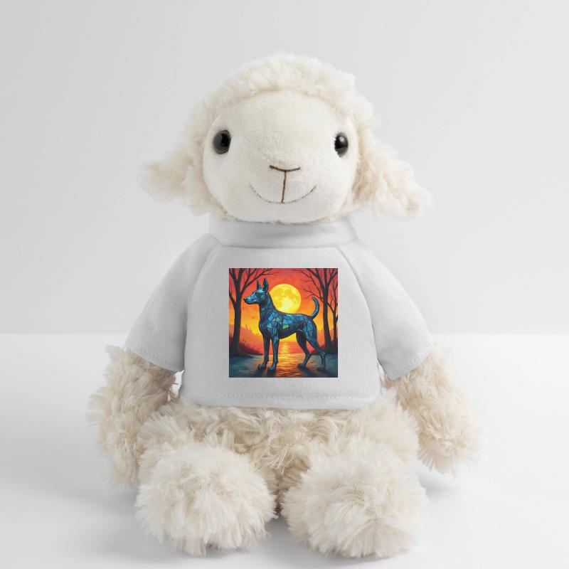 Moonlit Night Polygon Wolf MiniFeet® Sheep Annika
