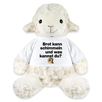 MOISISSURE DE PAIN ET TOI ? CADEAU SARCASME DRÔLE - Mouton en peluche Annika MiniFeet® - blanc - Devant