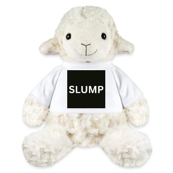 Slump Bold Text on Black - MiniFeet® Sheep Annika - white - Front